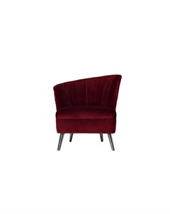 Кресло велюровое garda decor красный 72x81x80 см Garda decor