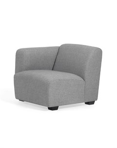 Кресло модульное угловое legara серый 80x73x84 см La forma