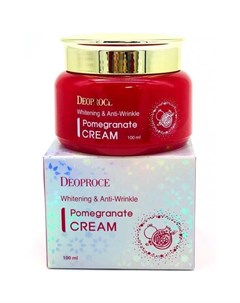 Крем для лица антивозрастной whitening and anti wrinkle pomegranate cream Deoproce