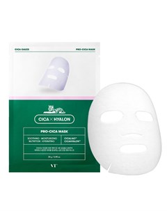 Увлажняющая тканевая маска с центеллой pro cica mask Vt cosmetics