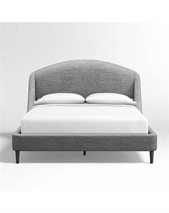 Кровать lafayette charcoal серый 230x122x228 см Idealbeds