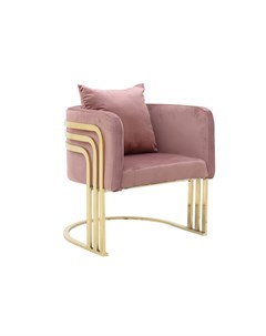 Кресло lotus розовый 55x68x65 см To4rooms