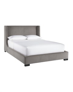 Кровать aj серый 155x120x212 см Idealbeds