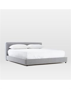 Кровать flanged серый 210x90x217 см Idealbeds