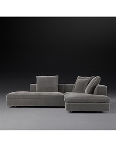 Угловой модульный диван magnus серый 275x90x170 см Idealbeds