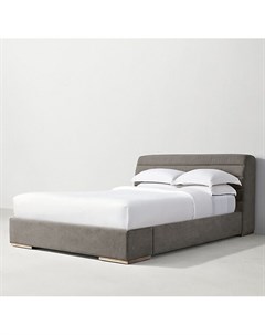 Кровать nilsson серый 190x100x225 см Idealbeds