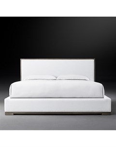 Кровать modena framed panel белый 220x120x220 см Idealbeds