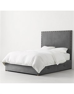 Кровать axel tall storage серый 150x130x212 см Idealbeds