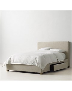 Кровать alex серый 155 0x100x215 см Idealbeds