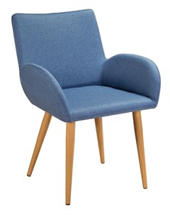 Кресло henrik синий 62x81x66 см R-home
