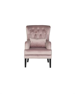 Кресло rimini велюровое пыльная роза розовый 74 0x104 0x84 0 см Garda decor