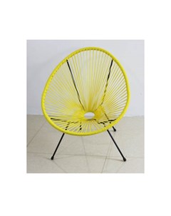 Кресло acapulco yellow желтый 61x70x67 см R-home