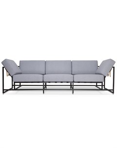 Трехместный диван комфорт серый 263x63x90 см The_sofa