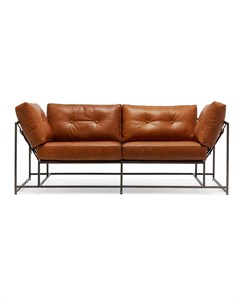 Двухместный диван лорд коричневый 193x63x90 см The_sofa