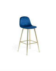 Барный стул nilson синий 47x101x48 см La forma