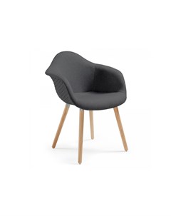 Кресло kenna серый 46x64x61 см La forma