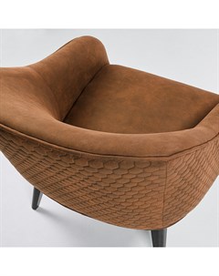 Кресло lobby коричневый 65x80x75 см La forma