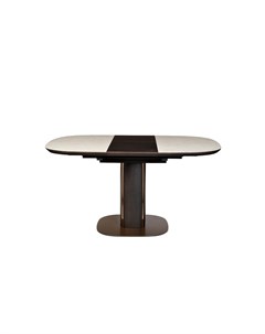 Стол обеденный раскладной с керамической вставкой коричневый 150x76x110 см Garda decor