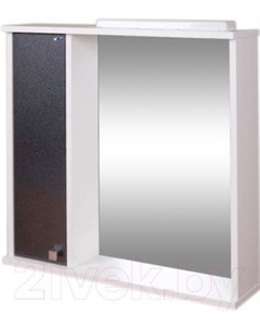 Шкаф с зеркалом для ванной Гамма