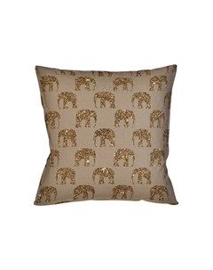 Интерьерная подушка группа слонов бежевый 45x12x45 см Object desire
