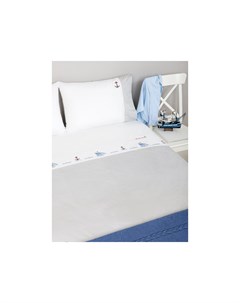 Комплект постельного белья sea dreams белый 150x210 см Luxberry