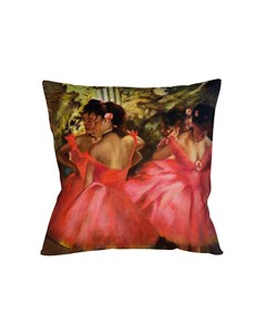 Арт подушка балерины в розовом мультиколор 45x45 см Object desire
