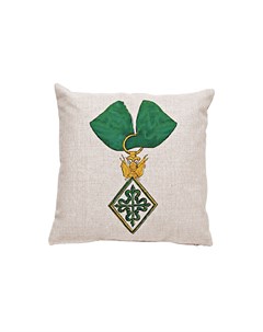 Декоративная подушка рыцарский орден алька?нтара испания зеленый 45 0x45 0x15 0 см Object desire