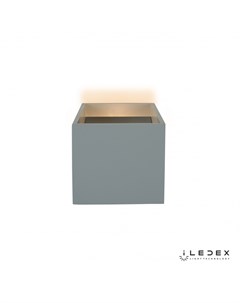 Настенный светильник dice серый 10 см Iledex