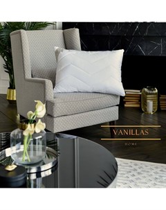 Бамбуковая подушка жослен белый 70x70 см Vanillas home