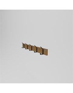 Вешалка лофт коричневый 100 0x12 0x5 0 см Kovka object