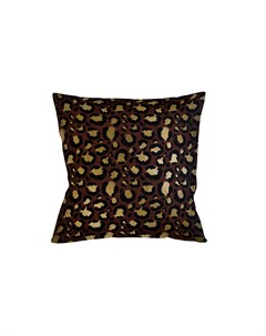 Интерьерная подушка леопард бордо мультиколор 45x45 см Object desire