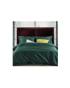 Комплект постельного белья евро макси pure green зеленый 43x10x32 см Elhomme
