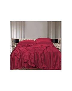 Комплект постельного белья 2 спальный silk ruby красный 43x10x32 см Elhomme