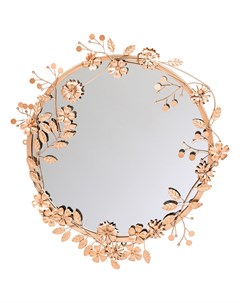 Настенное зеркало гарленд роуз золотой 74x69x3 см Object desire