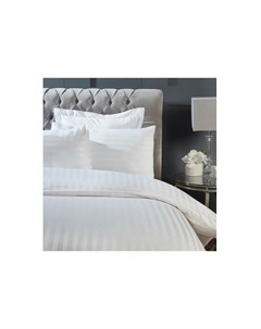 Комплект постельного белья 2 спальный el stripe белый 43x10x32 см Elhomme