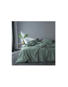 Комплект постельного белья евро макси gently green зеленый 43x10x32 см Elhomme
