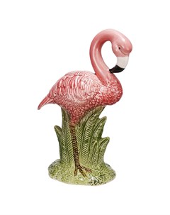 Фигурка фламинго розовый 10 5x34 0x21 5 см Glasar