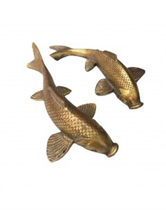 Панно fish 1 шт золотой 24x26 см Inshape