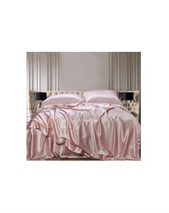 Комплект постельного белья евро макси silk pink розовый 43x10x32 см Elhomme