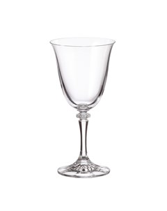 Набор бокалов для вина branta kleopatra 6 шт прозрачный Crystalite bohemia