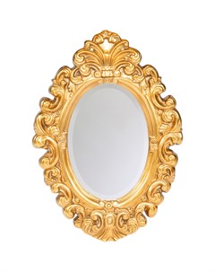 Настенное зеркало леон золотой 52x74x4 см Object desire