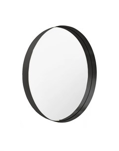 Зеркало настенное круглое 60 см черный 60 0x60 0x3 0 см Ifdecor