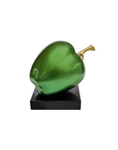 Статуэтка зелёное яблоко зеленый 13x16x18 см Garda decor
