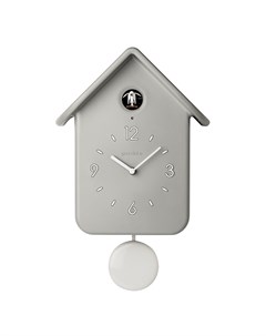 Часы с кукушкой qq серые серый 24x39 0x12 0 см Guzzini
