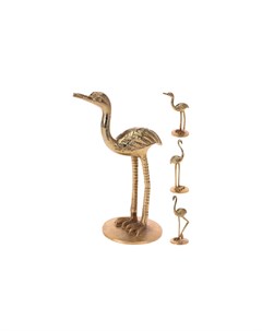 Статуэтка птица золотая 26см золотой 26 0 см Garda decor