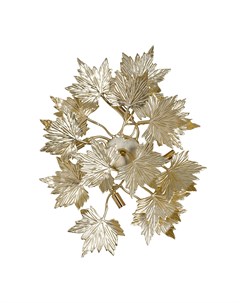 Бра листья золотой 48x60 см Garda decor