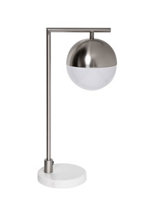 Лампа настольная серебристый 25x56x18 см Garda decor