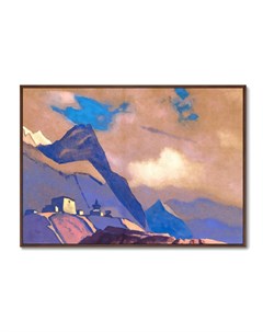 Репродукция картины на холсте тибет у брахмапутры 1936г мультиколор 105x75 см Картины в квартиру