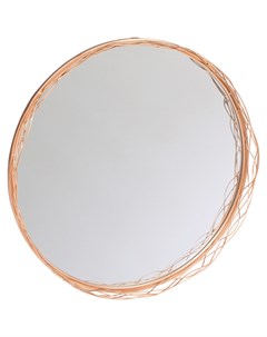 Настенное зеркало лорентин роуз золотой 61x61x3 см Object desire