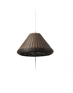 Подвесной переносной светильник saigon коричневый 72 см Faro
